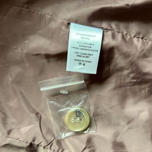 ASTR THE LABEL NWT LINEN BLAZER DRESS SIZE SMALL - Picture 4 of 5